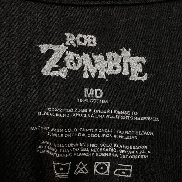 Rob Zombie Death War Graphic Design T-Shirt Medium - Picture 4 of 4